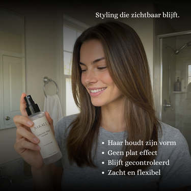 Styling die niet na een uur inzakt