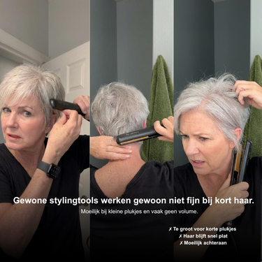 The wick - Eindelijk een stylingtool die écht werkt voor kort haar.